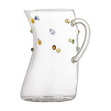 Thalia Dotted Glass Jug 1300ml - Clear