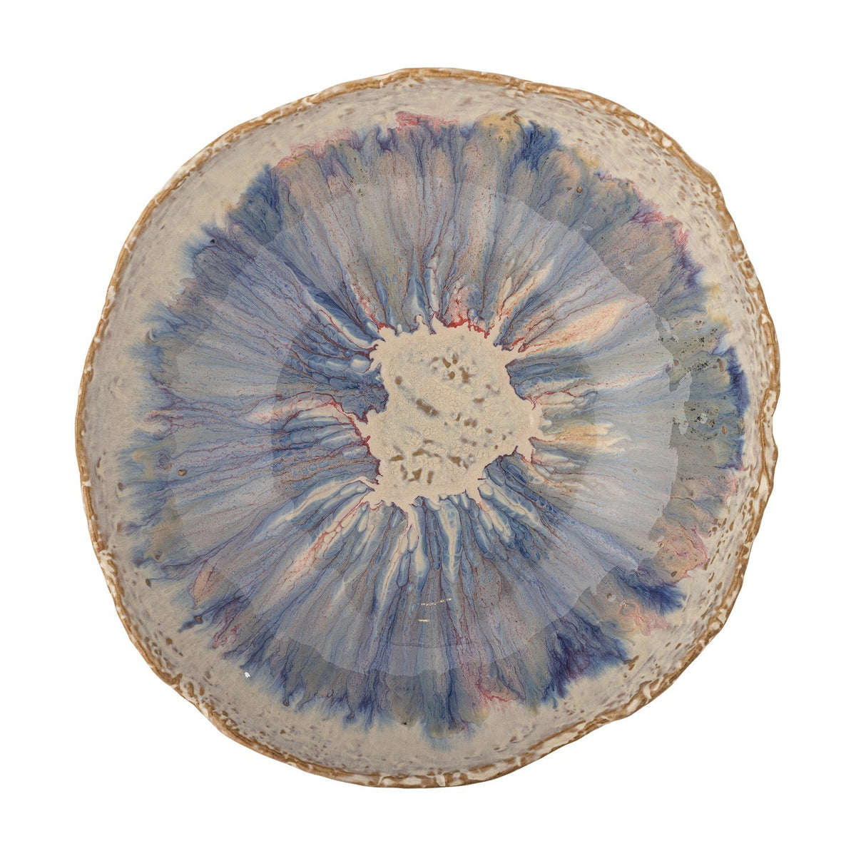 Amalia Stoneware Bowl 24cm - Blue