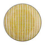 Maple Leaf Stoneware Dinner Plate - Yellow