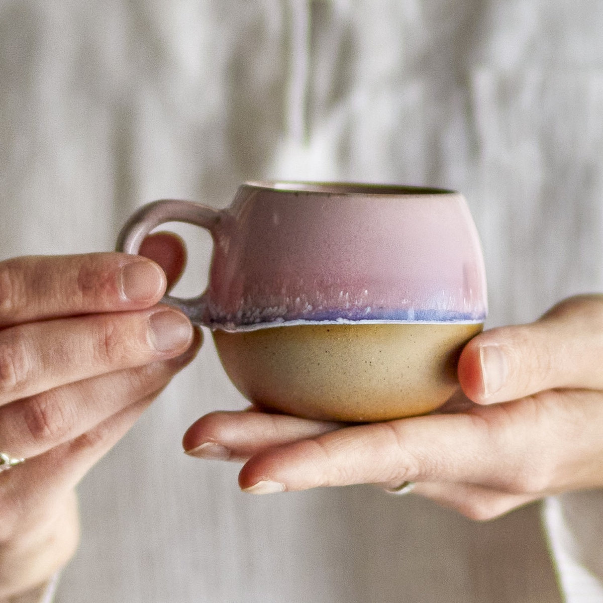Paula Stoneware Espresso Cup 140ml - Pink