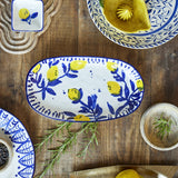 Maxima Stoneware Platter - Blue