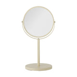 Milde Round Iron Table Mirror 20cm - Cream