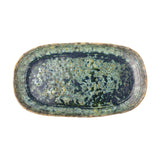 Milani Stoneware Platter 37x21cm - Green