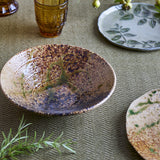 Larken Speckled Stoneware Platter - Multi