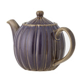 Latina Round Stoneware Teapot 1085ml - Purple