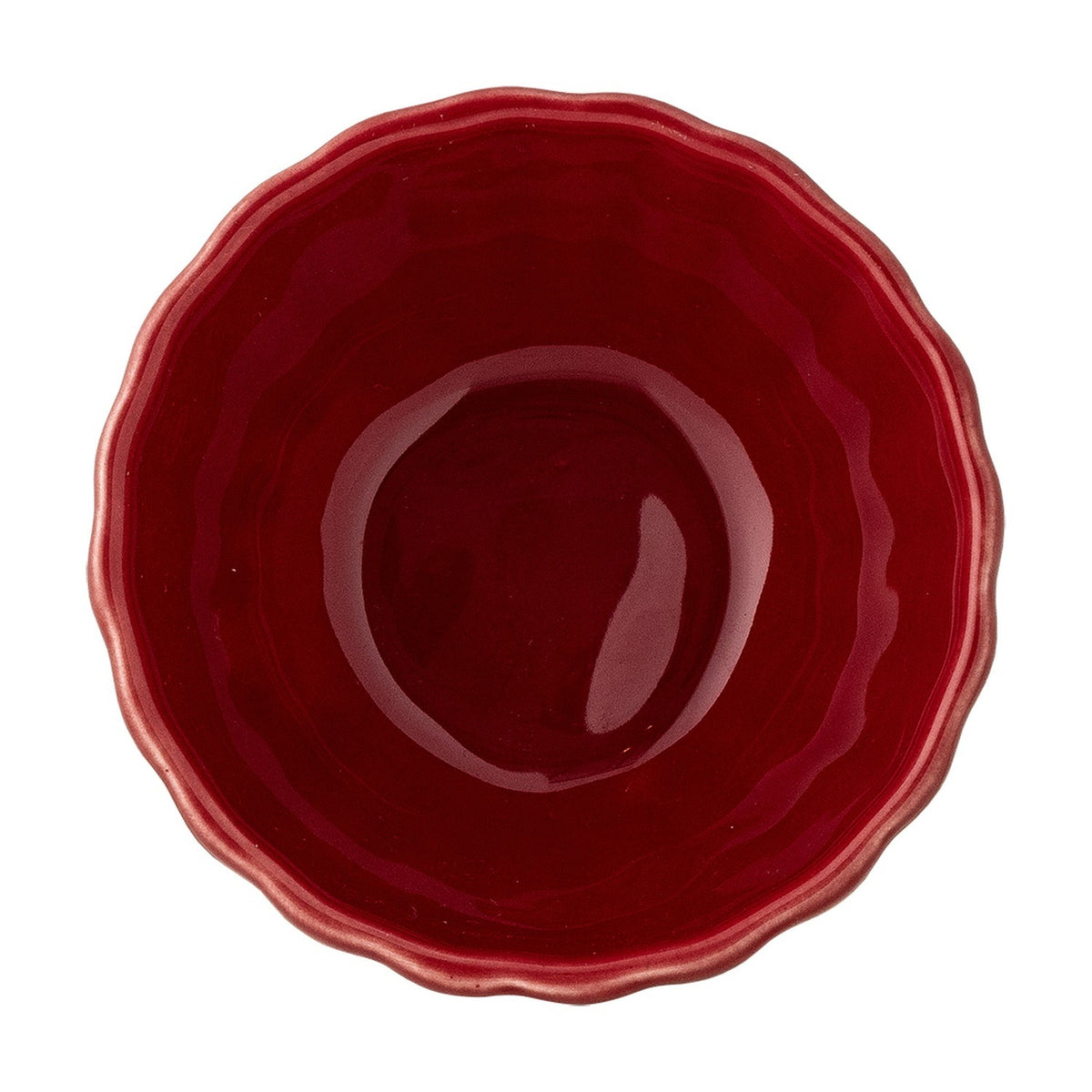 Latina Stoneware Bowl 9cm - Red