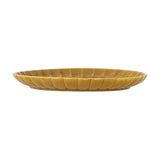 Latina Wavy Stoneware Dinner Plate - Yellow