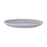 Latina Wavy Stoneware Dinner Plate - Blue
