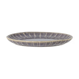 Latina Wavy Stoneware Dinner Plate - Purple