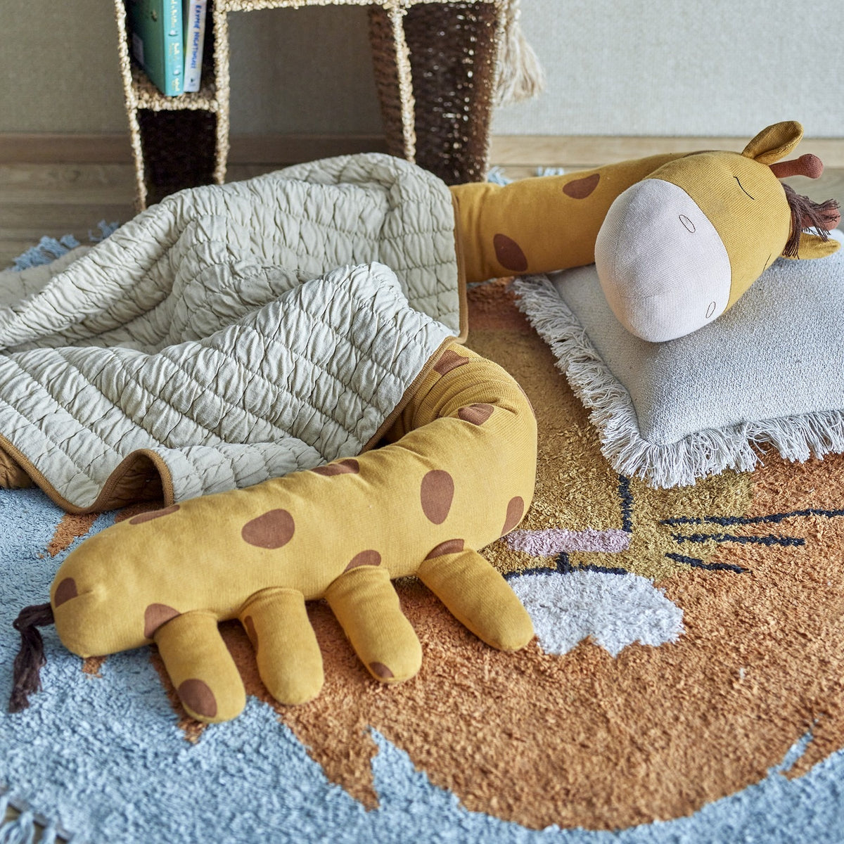 Ibber Giraffe Cotton Soft Toy - Yellow