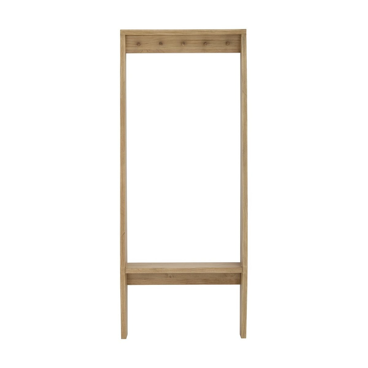 Vance Wooden Clothes Rail - Beige