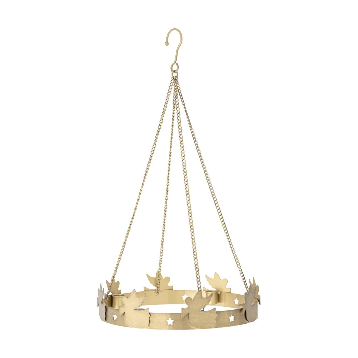 Elmir Star Iron Advent Candle Holder - Gold