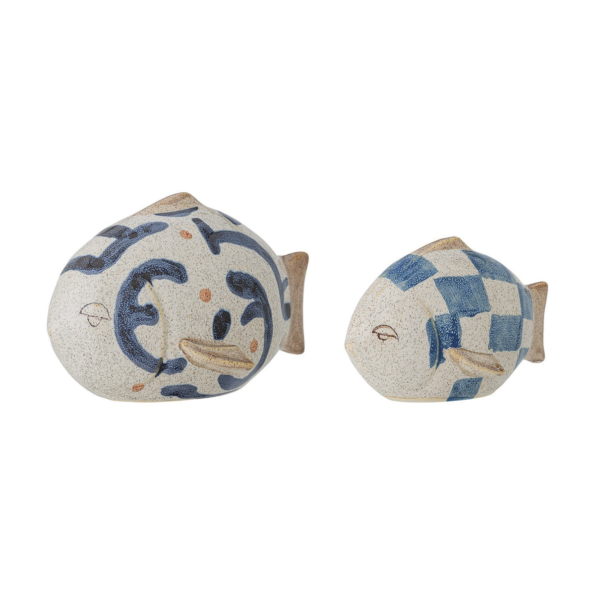 Eviaya Stoneware Ornaments Set of 2 - Multi