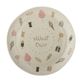 Sweets Stoneware Side Plate - Cream