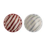 Darby Striped Stoneware Bowls 13.5cm Set of 2 - Multi