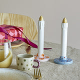 Heida Dotted Stoneware Ornaments Set of 2 - Multi