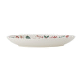 Yule Stoneware Christmas Platter - Cream