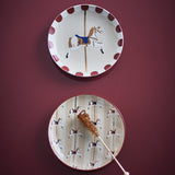 Merry-go-round Stoneware Christmas Plates Set of 2 - Multi
