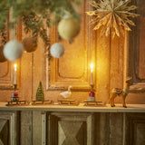 Dasher Resin Christmas Decoration - Multi