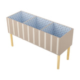 Salam Striped Kids Bookshelf - Brown