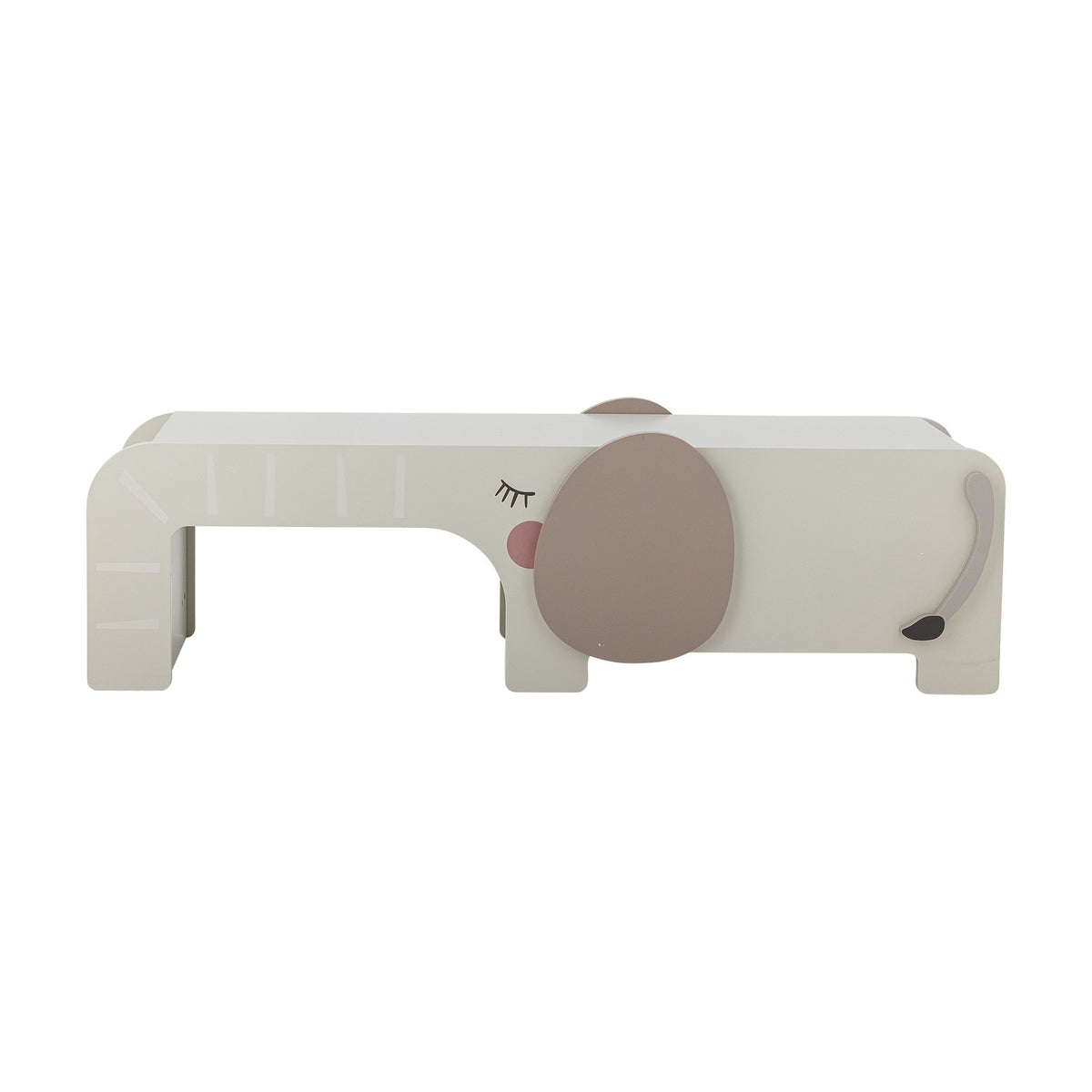 Ferdinand Elephant Kids Bench - Grey