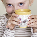 Celebrate Stoneware Cup 150ml - Yellow
