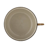 Vivielle Black Floral Stoneware Bowls 13cm Set of 4 - Multi