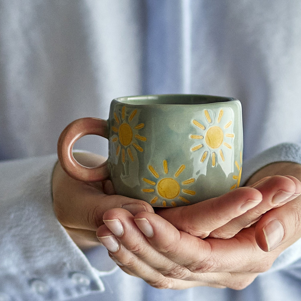 Nini Stoneware Cup 100ml - Green