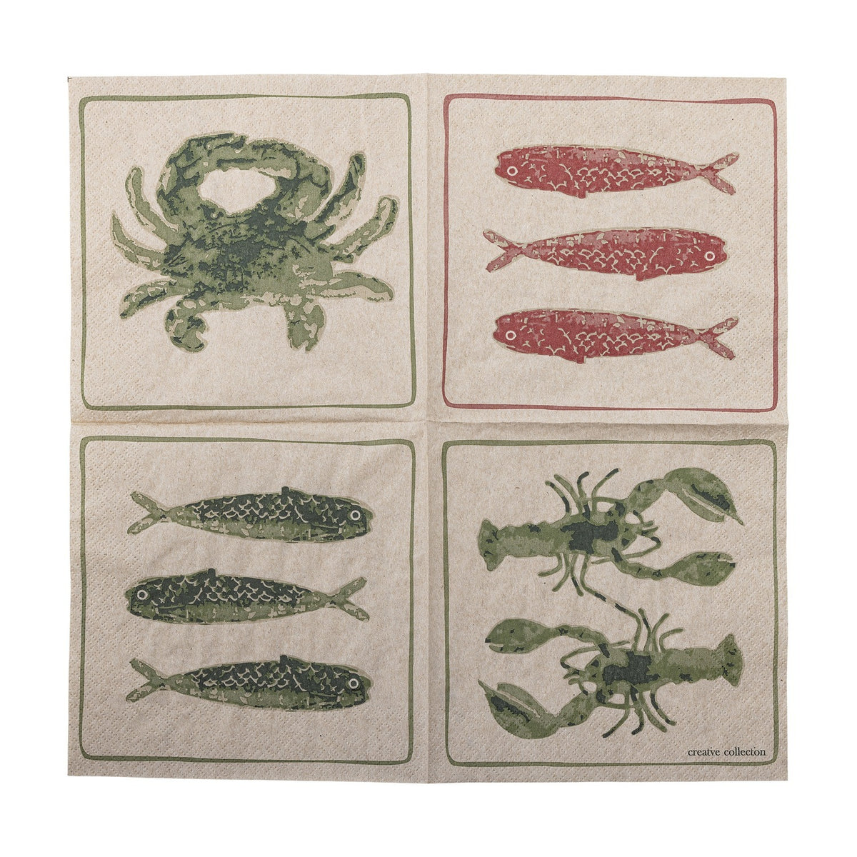 Hadden Paper Napkins Pack of 20 - Green