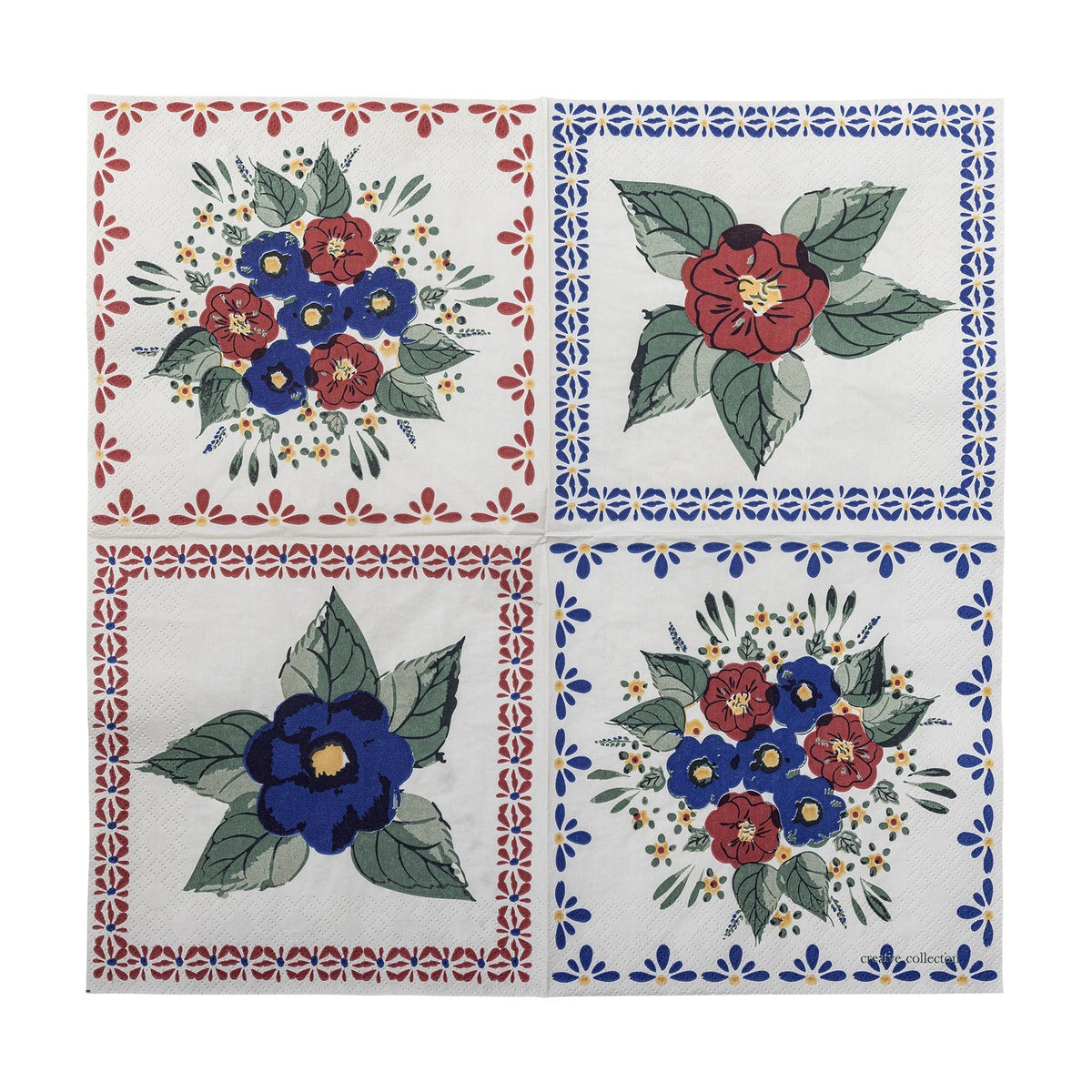 Florist Floral Paper Napkins Pack of 20 - Multi