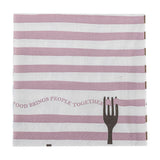 Begonia Striped Paper Napkins Pack of 20 - Multi