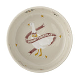 Mary Stoneware Christmas Bowls 16cm Set of 4 - Cream