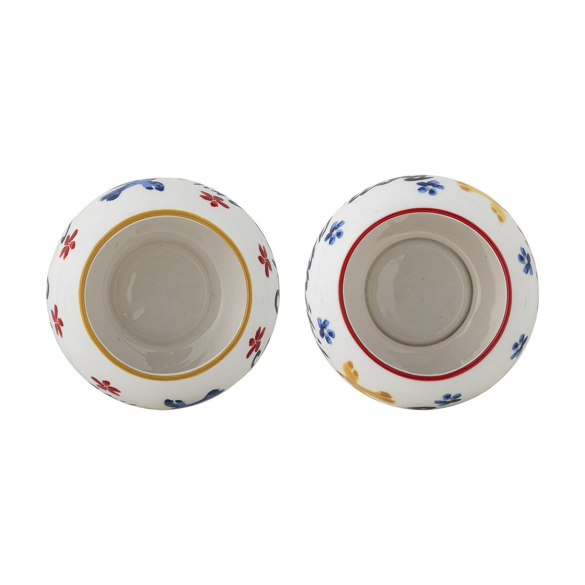Lindsay Ribbed Stoneware Bowls 13cm Set of 4 - Multi