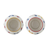 Lindsay Ribbed Stoneware Bowls 13cm Set of 4 - Multi