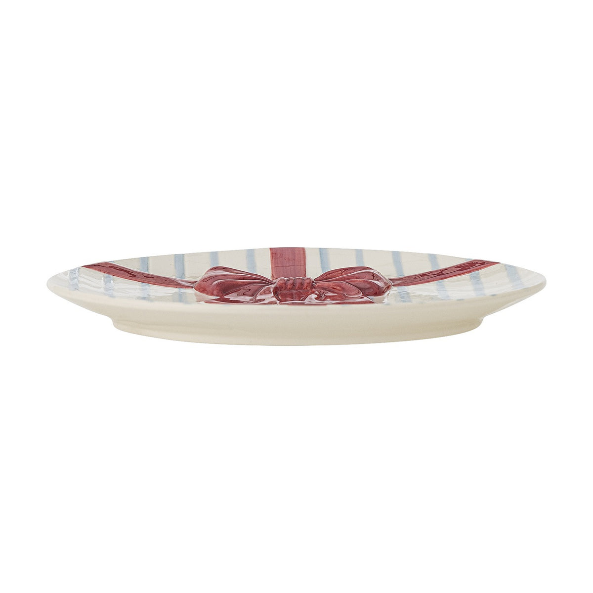 Bowie Stoneware Christmas Side Plates Set of 4 - Cream