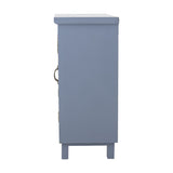Hazem Wooden Cabinet 80cm - Blue