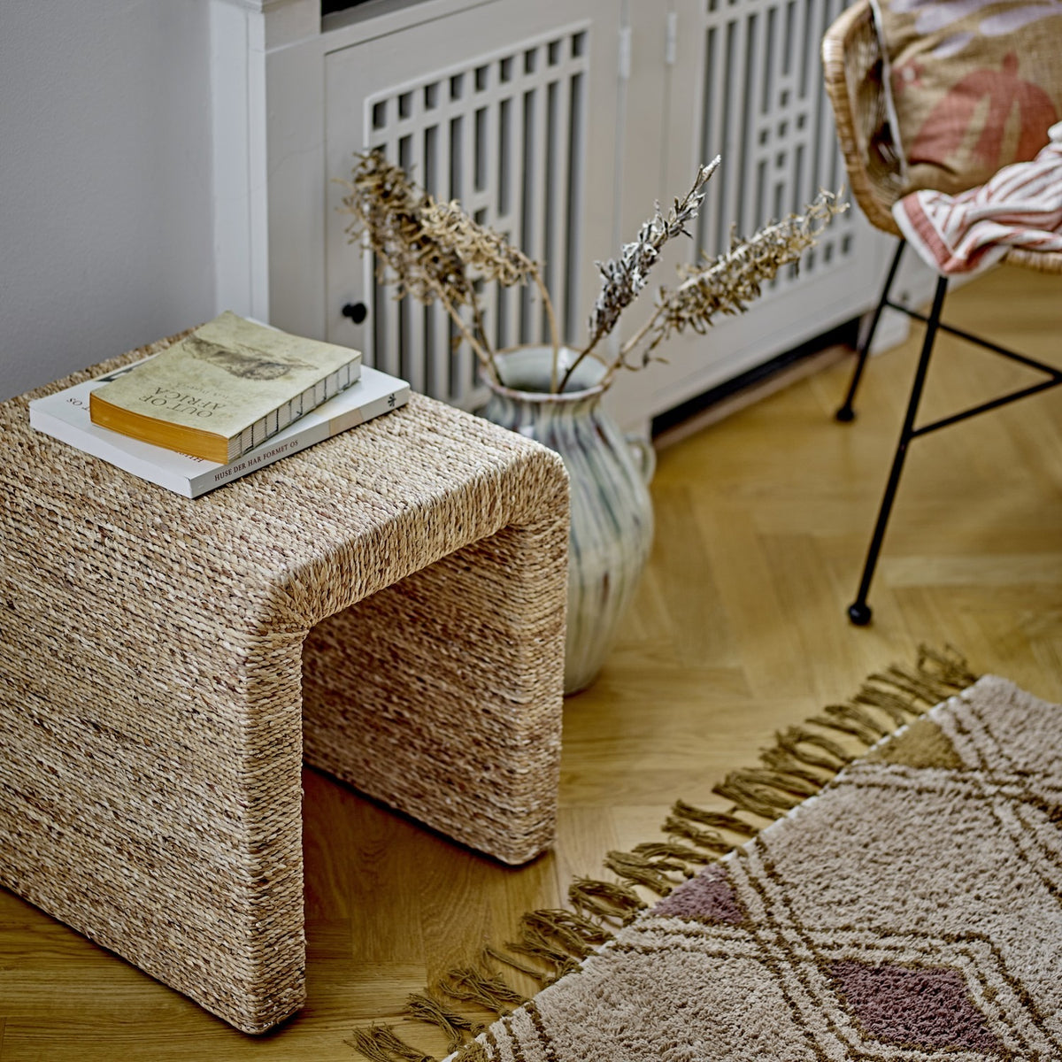 Kien Water Hyacinth Stool - Natural