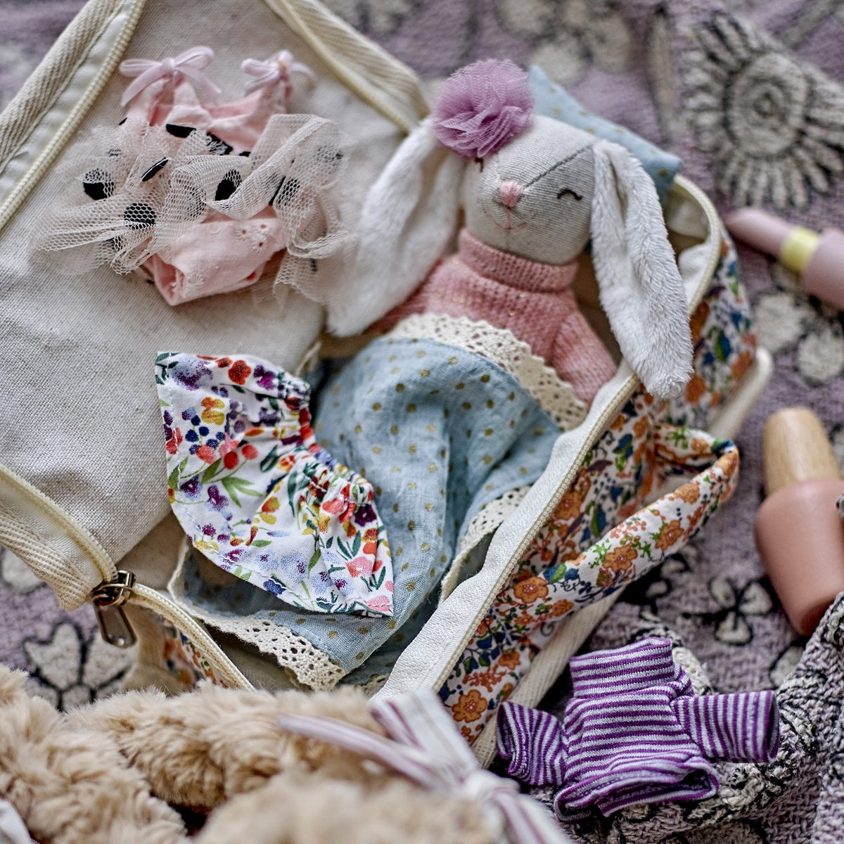 Milly Floral Rag Dolls Set of 6 - Multi