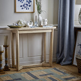 Serrone Wooden Console Table - Beige