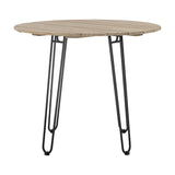 Molito Round Wooden Garden Table - Brown