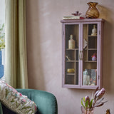 Hazem Wooden Cabinet - Pink