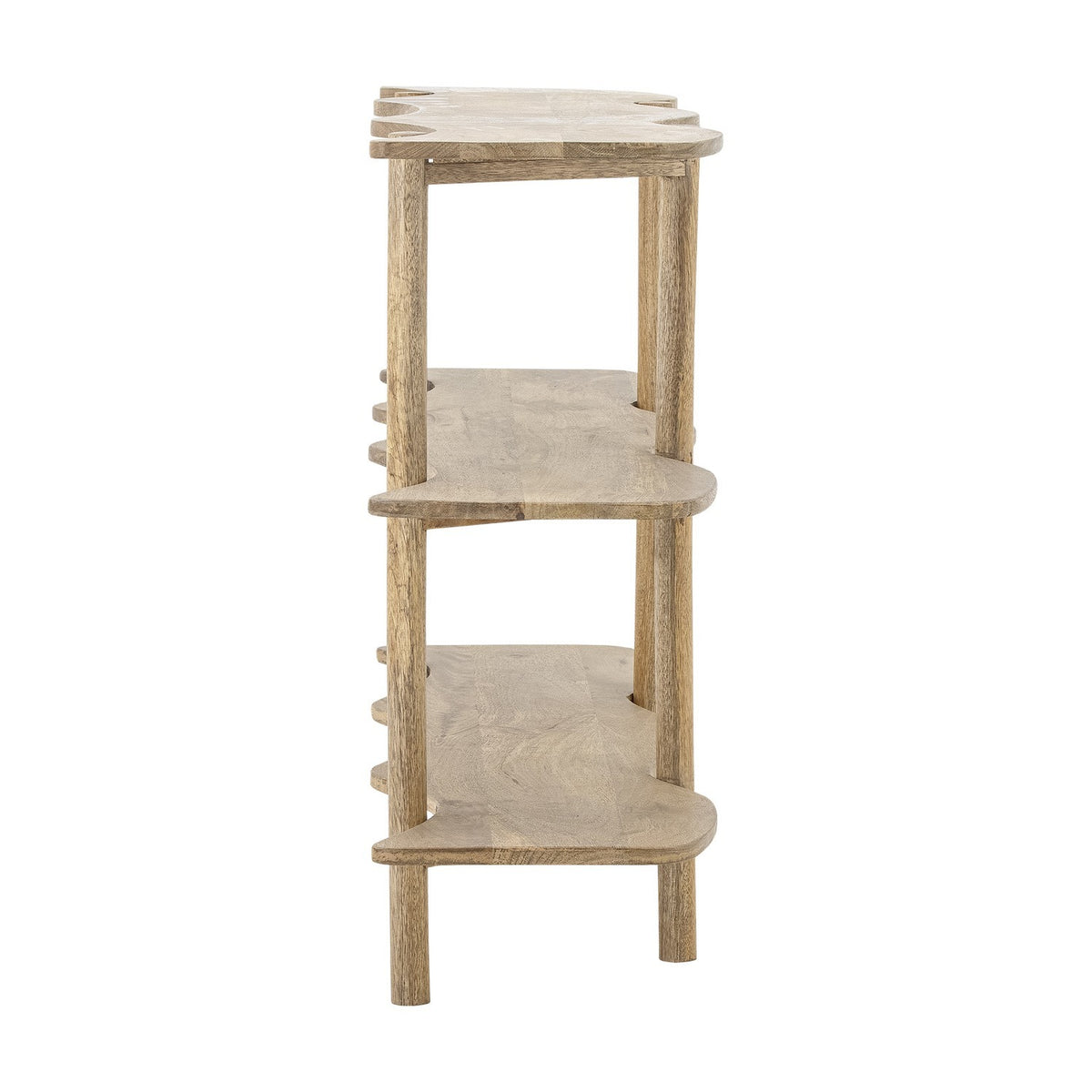 Rivoli Wooden Bookcase - Beige