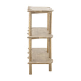 Rivoli Wooden Bookcase - Beige