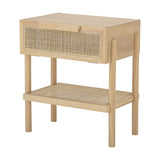 Manon Wooden Side Table - Beige