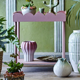 Isola Wooden Side Table - Pink