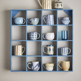 Bekka Wooden Wall Shelf - Blue