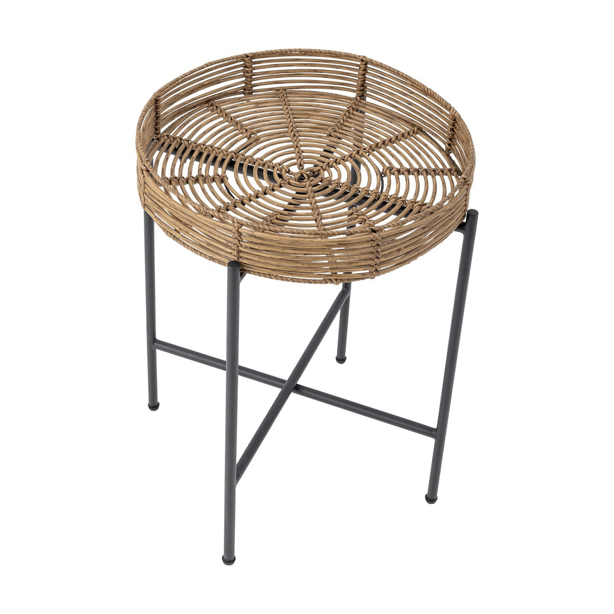 Dudine Round Garden Lounge Set of 3 - Beige