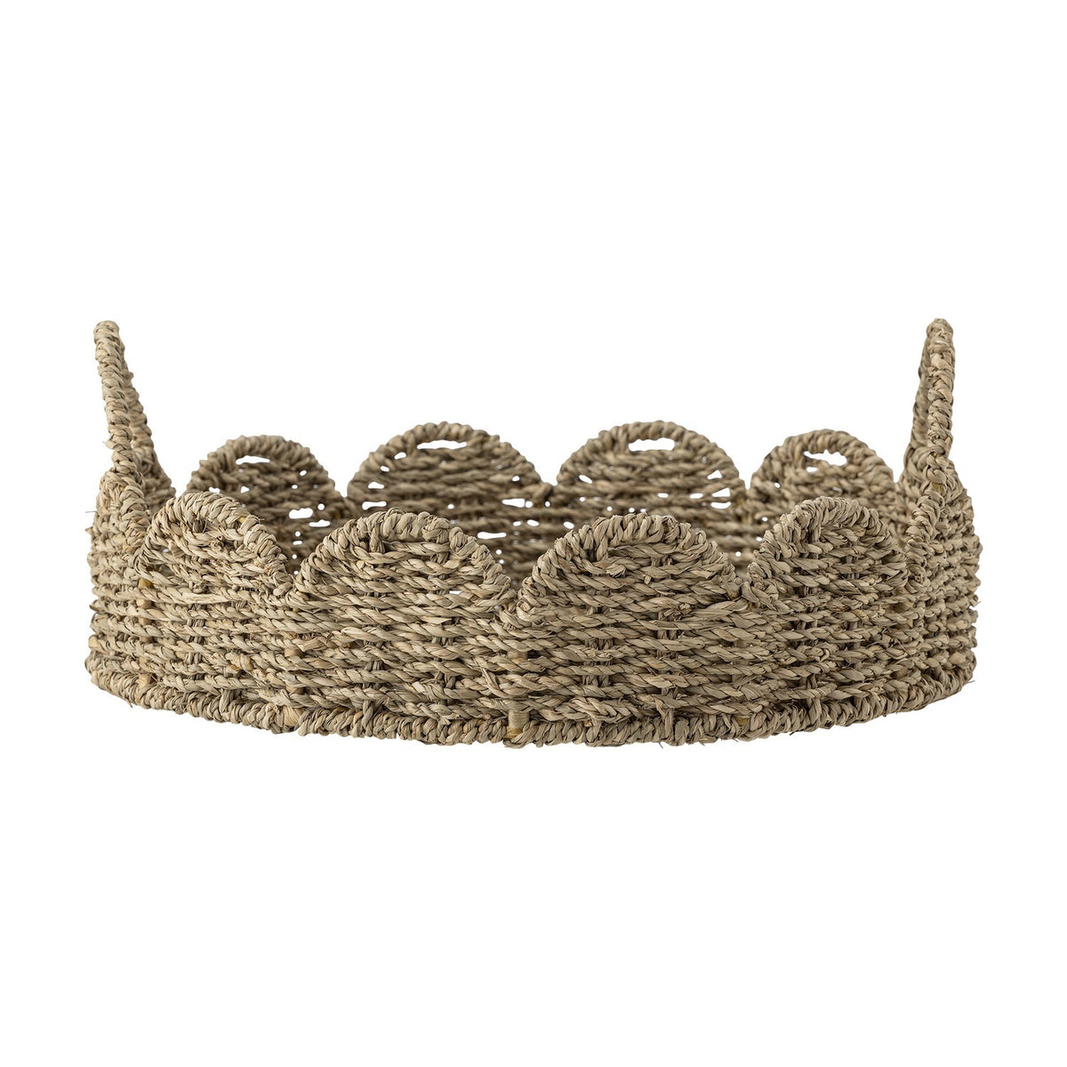 Brea Round Seagrass Tray - Natural