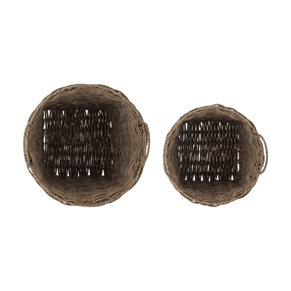 Cestina Baskets Set of 2 - Brown