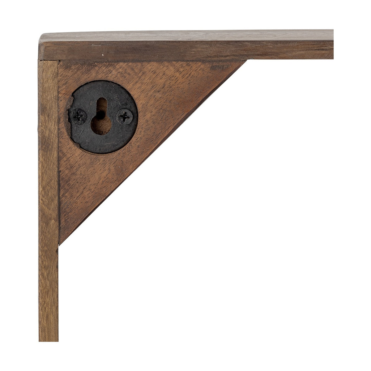Tilo Wooden Wall Shelf 70x53cm - Brown